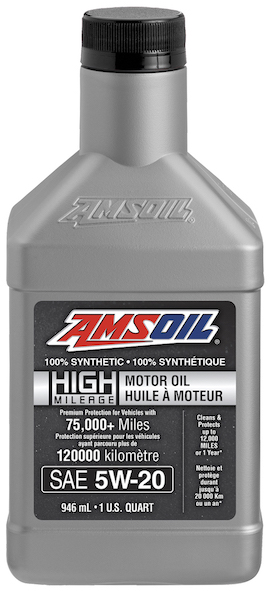 AMSOIL 5W-20 100% Synthetic High-Mileage Motor Oil